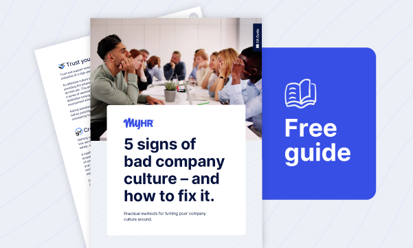 Bad company culture - Thank You - MyHR NZ